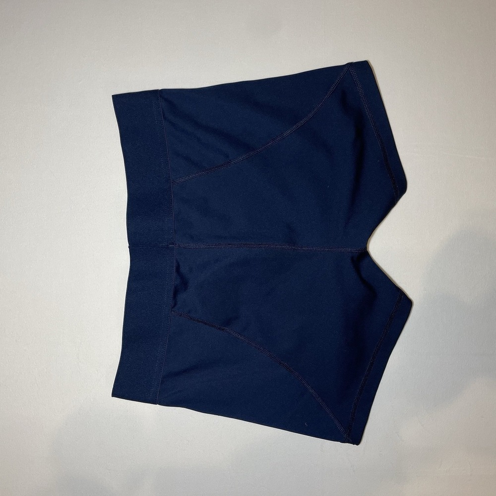 Adidas Techfit Climalite Women's Navy Athletic Shorts Breathable Stretch - M - Picture 3 of 4